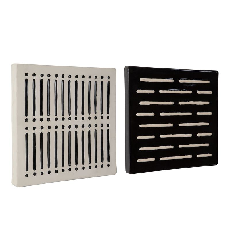 Uttermost Domino Effect Modern Wall Decor, S/2